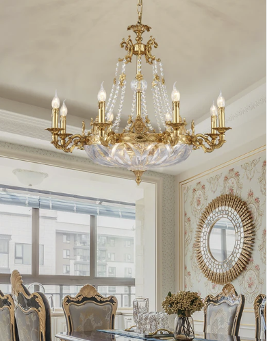 Elegant European Candlestick Chandelier: A Timeless Addition to Your Home