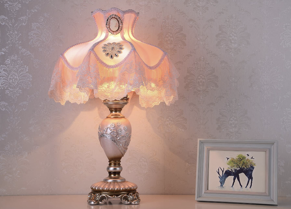 Enhance Your Bedroom with Lace Fabric Lamp